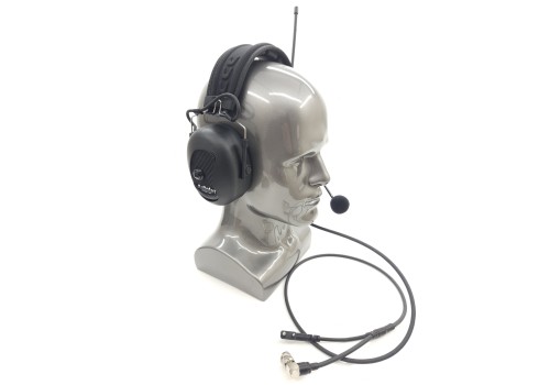 Noise cancelling headset with Elevated antenna